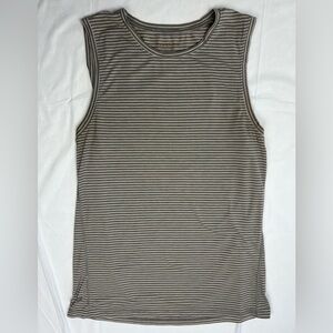 MANDUKA | Yoga Tank Top | Men’s Medium | Striped
